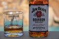 Bottle of Jim Beam Bourbon