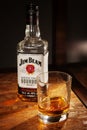 Bottle of Jim Beam whisky