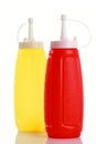 Bottle ketchup and mustard Royalty Free Stock Photo