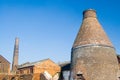 Bottle kiln and old pottery Royalty Free Stock Photo