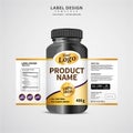 Bottle label, Package template design, Label design, mock up design label template