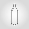 Bottle Linear isolated flat vector icon