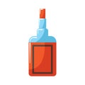bottle of liquor. Vector illustration decorative design Royalty Free Stock Photo