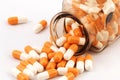 Bottle of medical pills Royalty Free Stock Photo