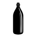 Bottle of medicine with cap simple style icon