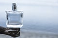 Bottle of modern perfume Royalty Free Stock Photo