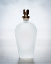 Bottle of modern perfume on white Royalty Free Stock Photo