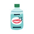 Bottle Mouthwash tooth rinse