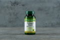 A bottle of Nature`s Bounty Ginger Root Pills and Herbal Health Supplement, Supports Digestive