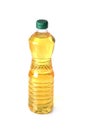 Bottle of oil isolated on white background Royalty Free Stock Photo