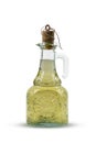 Bottle of oil of sunflower, olive, cotton, corn or soybean isolated on white background Royalty Free Stock Photo