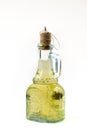 Bottle of oil of sunflower, olive, cotton, corn or soybean isolated on white background Royalty Free Stock Photo