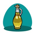 Bottle of olive oil icon
