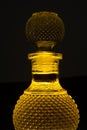 Bottle with Olive oil macro close up Royalty Free Stock Photo