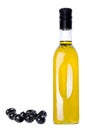 Bottle olive oil and olive