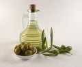 Bottle and olives