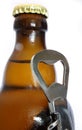 Bottle and opener Royalty Free Stock Photo