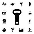 bottle opener icon. Bar icons universal set for web and mobile Royalty Free Stock Photo