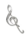 Bottle opener like a music treble clef