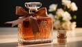 bottle of perfume two bottles of perfume Royalty Free Stock Photo