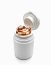 Bottle of pills Royalty Free Stock Photo