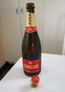 A bottle of Piper-Heidsieck Champagne