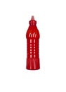 Bottle plastic catchup red organic Royalty Free Stock Photo