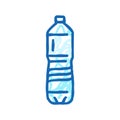 bottle plastic package icon doodle illustration Royalty Free Stock Photo