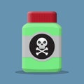 Bottle of poison icon.