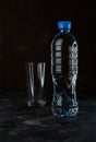 bottle of pure still water Royalty Free Stock Photo