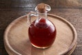 A bottle of rose hip seed oil Royalty Free Stock Photo