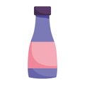 Bottle sauce product food isolated icon design