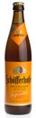 Bottle of Schofferhofer white wheat beer isolated on a white background Royalty Free Stock Photo