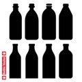 Bottle Silhouette Bundle Comprehensive Collection for Graphic Designers and Artists