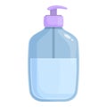 Bottle soap icon cartoon vector. Device foam