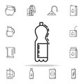 bottle of soda dusk icon. Drinks & Beverages icons universal set for web and mobile Royalty Free Stock Photo