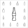 bottle of soda icon. Bottle icons universal set for web and mobile Royalty Free Stock Photo