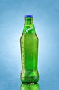 Bottle of Sprite is a colorless, caffeine-free, lemon and lime-flavored soft