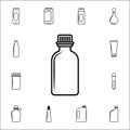 bottle with stopper icon. Bottle icons universal set for web and mobile Royalty Free Stock Photo