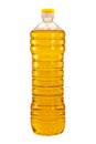Bottle of sunflower oil isolated Royalty Free Stock Photo