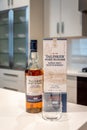 Bottle of Talisker single malt whisky