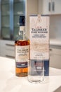 Bottle of Talisker single malt whisky