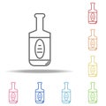 bottle of tequila icon. Elements of Alcohol drink in multi colored icons. Simple icon for websites, web design, mobile app, info Royalty Free Stock Photo