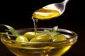 From bottle to spoon, olive oil flows gracefully in its various forms