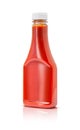 Bottle of tomato sauce ketchup on white background Royalty Free Stock Photo