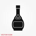 Bottle vector icon, for mobile and web design. Drink Bottle vector graphics