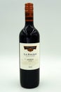 Bottle of Vina La Rosa La Palma Merlot red wine