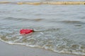 Plastice Bottle Waste On the Beach Is a Pollution Reason of Climate Change.