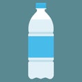 Plastic bottle of fresh water icon