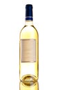 Bottle of white wine Royalty Free Stock Photo